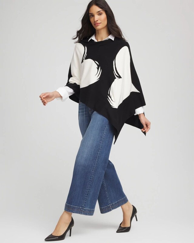 Love Brush Convertible Sweater Poncho - image 2